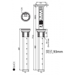 Lupita LP438 黑色自動升降插座 (含藍牙喇叭及無線充電)